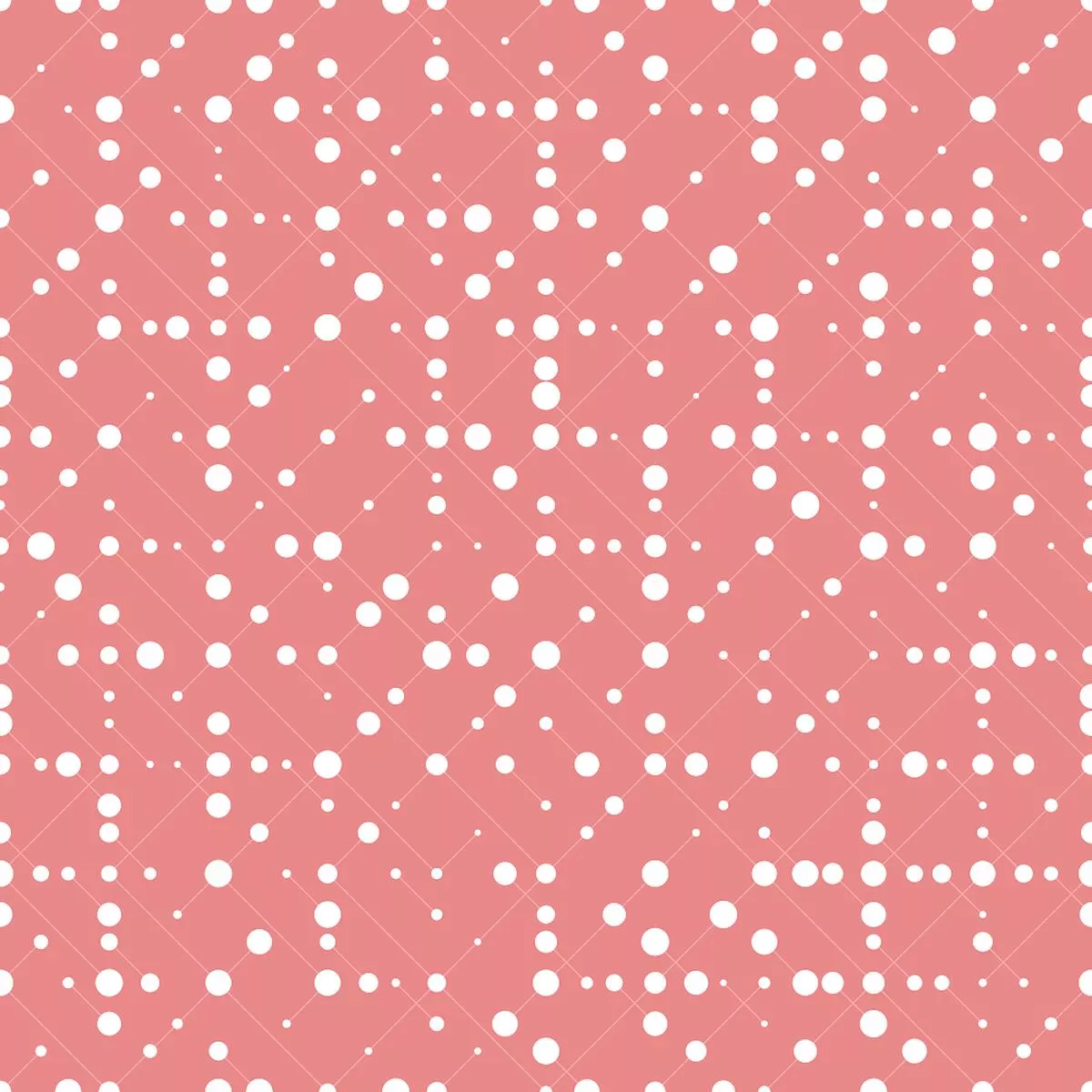 geometric-lines-dots-fabric-red Geometric Lines & Dots Fabric – Red