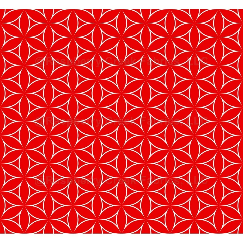 geometric-pattern-circles-triangles-flowers-line-art-red Geometric Pattern, Circles, Triangles, Flowers, Line Art, Red