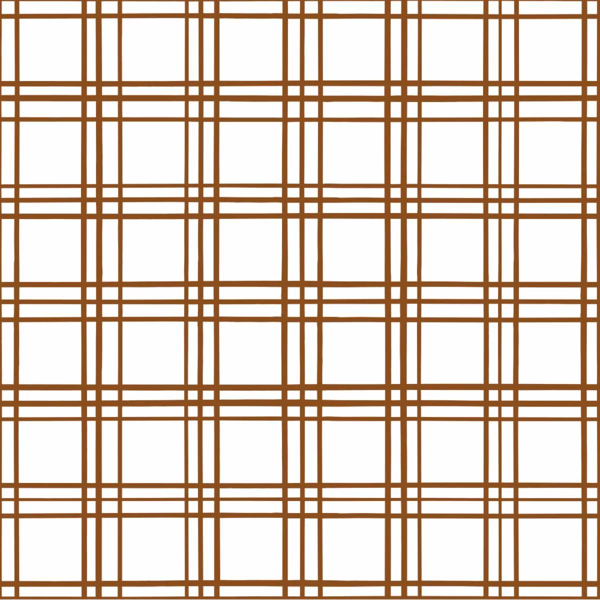 Geometric Plaid Fabric – Russet