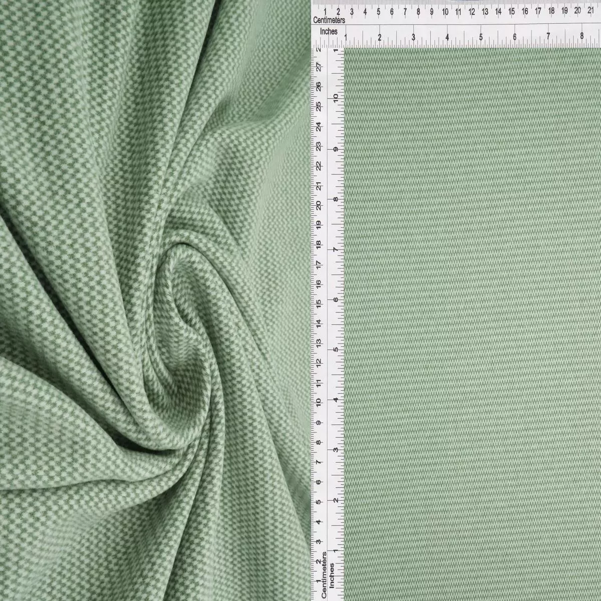 German Cashmere Mini Wave Solid Knit Fabric KNT4530 – GREEN