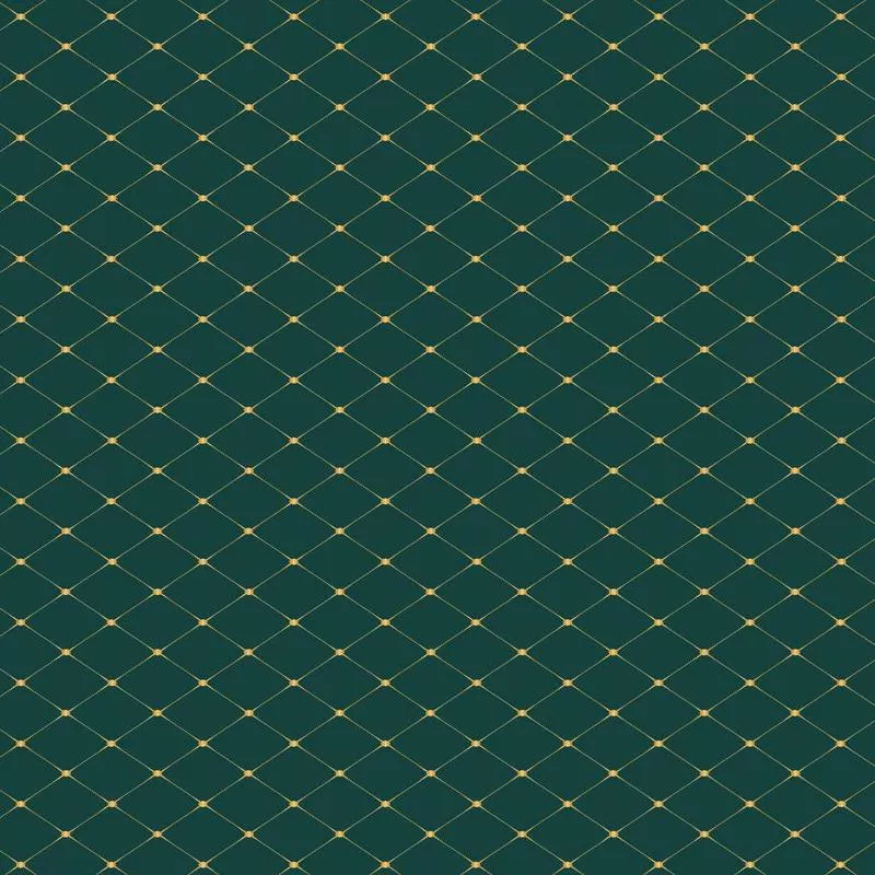 Gilded Diamonds Green / Metallic Gold