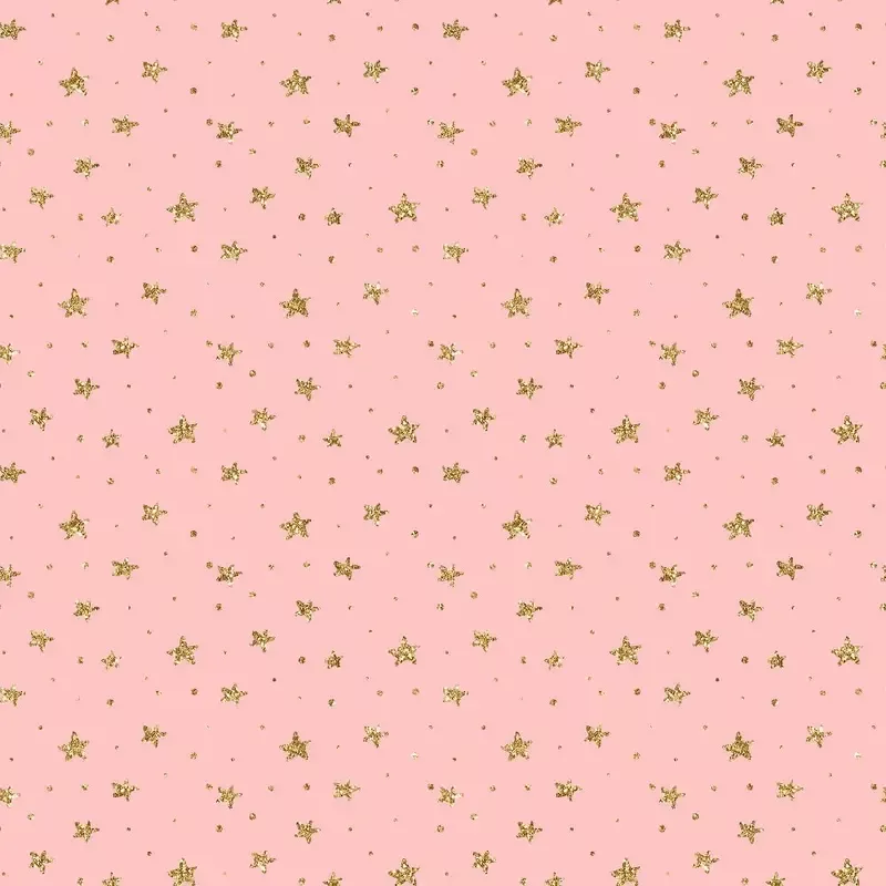 Gingerbread Stars Fabric – Pink