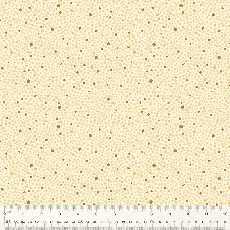 Gleaned Whistler Studios 54664-7 Bone Terrazzo Cotton