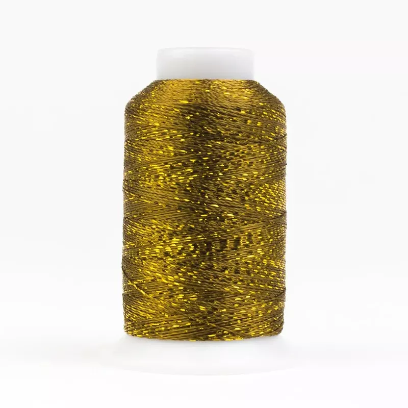 GM2124 – GlaMore 12wt Rayon and Metallic Amber Thread