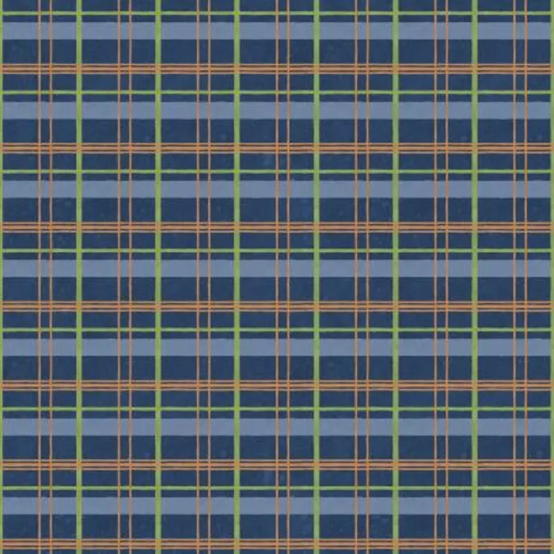 Gnome-kin Patch 39850-447 Navy Plaid