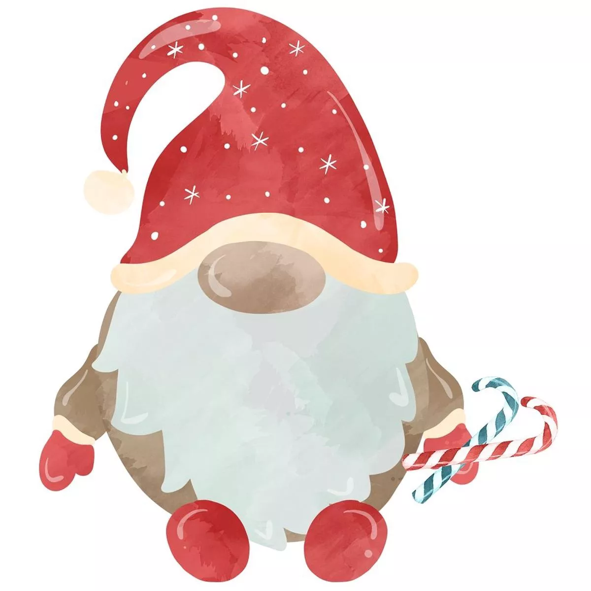 gnomes-christmas-3-fabric-panel Gnomes For Christmas #3 Fabric Panel