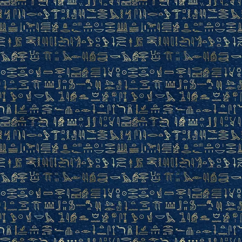 golden-ancient-egypt-pattern-25-fabric Golden Ancient Egypt Pattern #25 Fabric