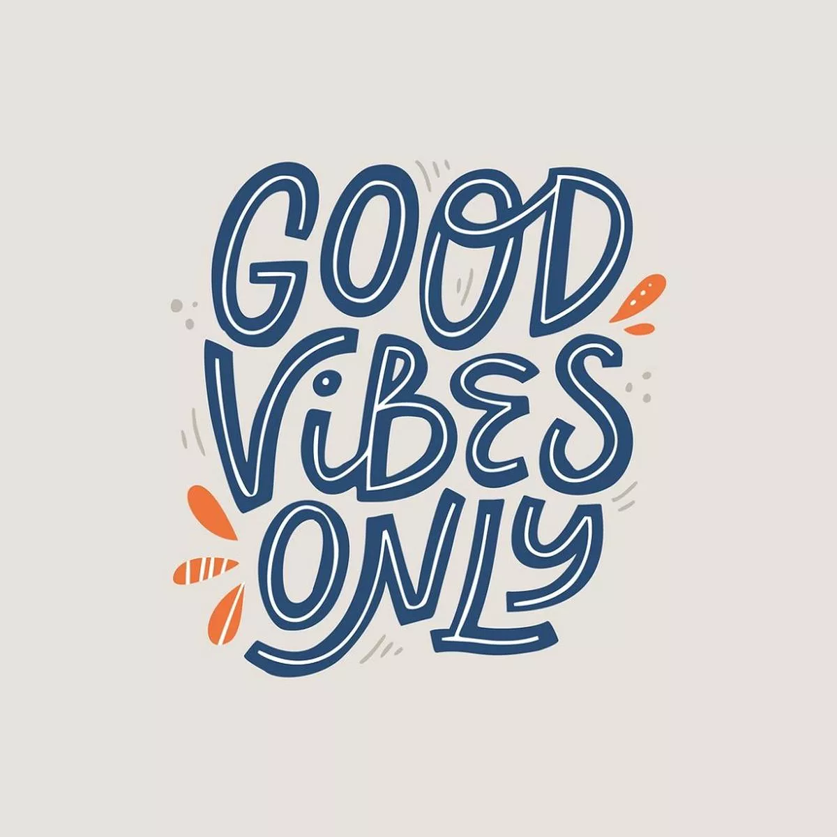 Good Vibes Only Fabric Panel – Tan