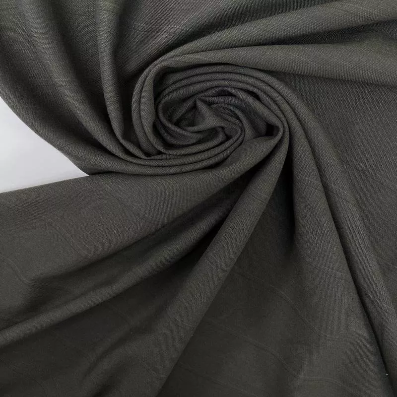 Gray-Black Wool Tweed