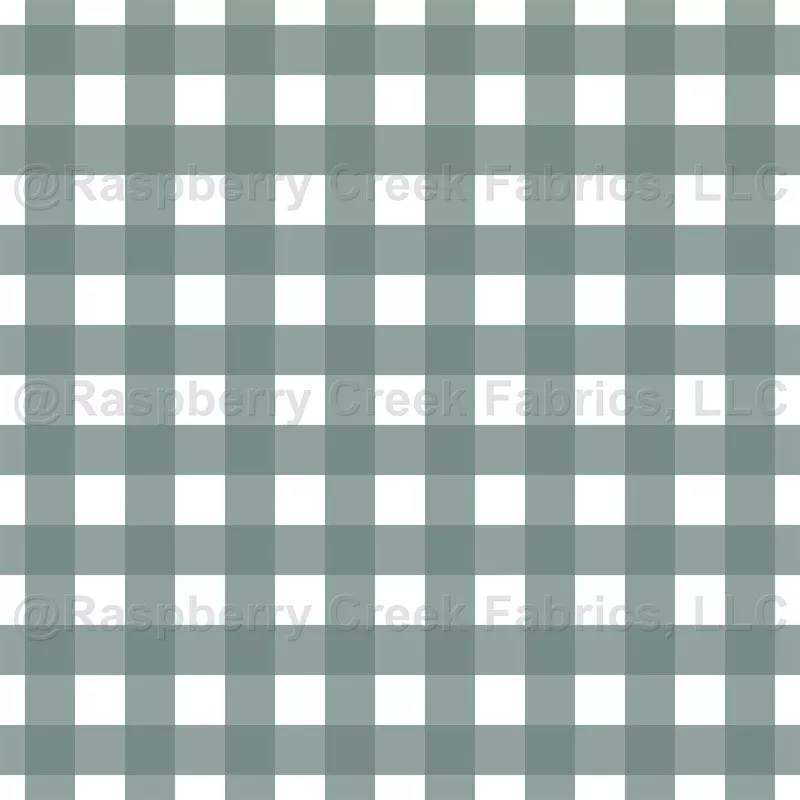Gray Green Simple Plaid – small