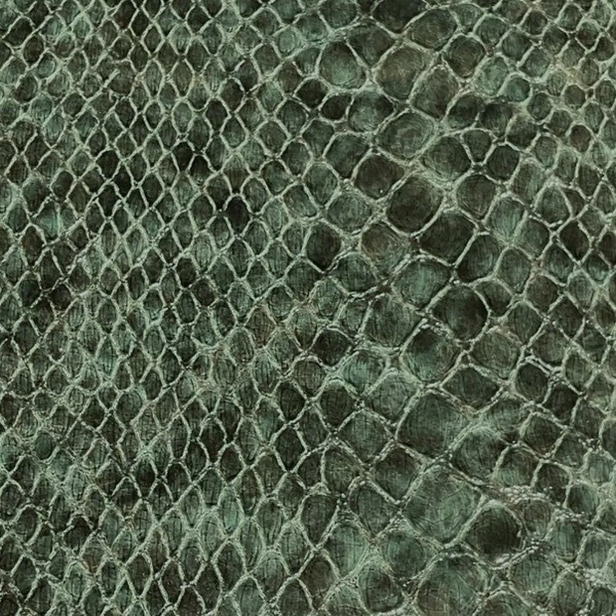 Green Alligator Designed Upholstery Vinyl