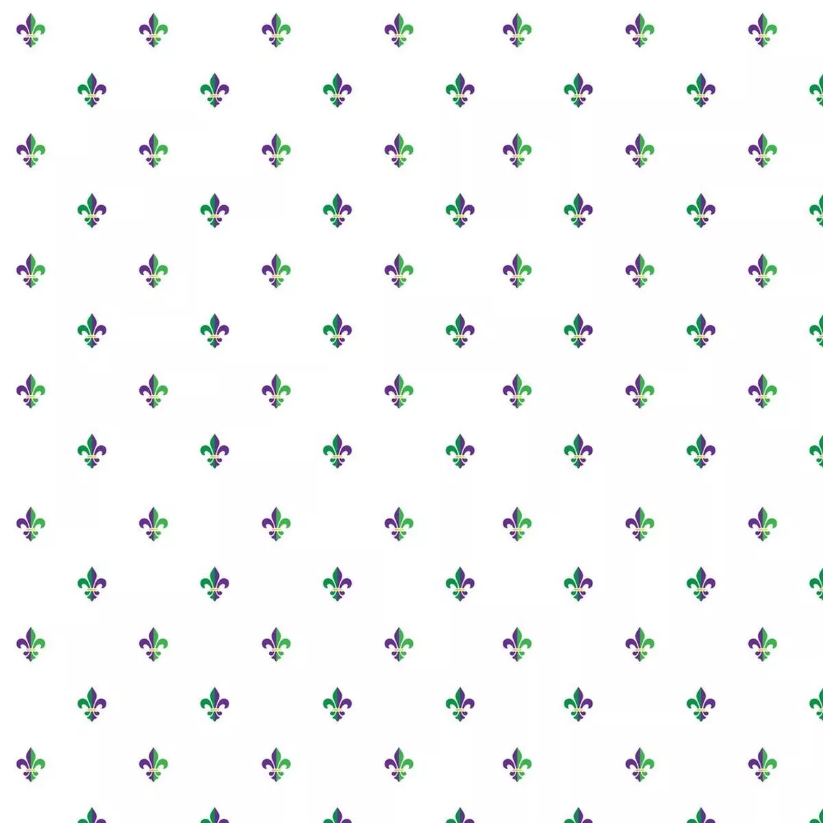 green-purple-fleur-de-lis-fabric Green & Purple Fleur-de-lis Fabric