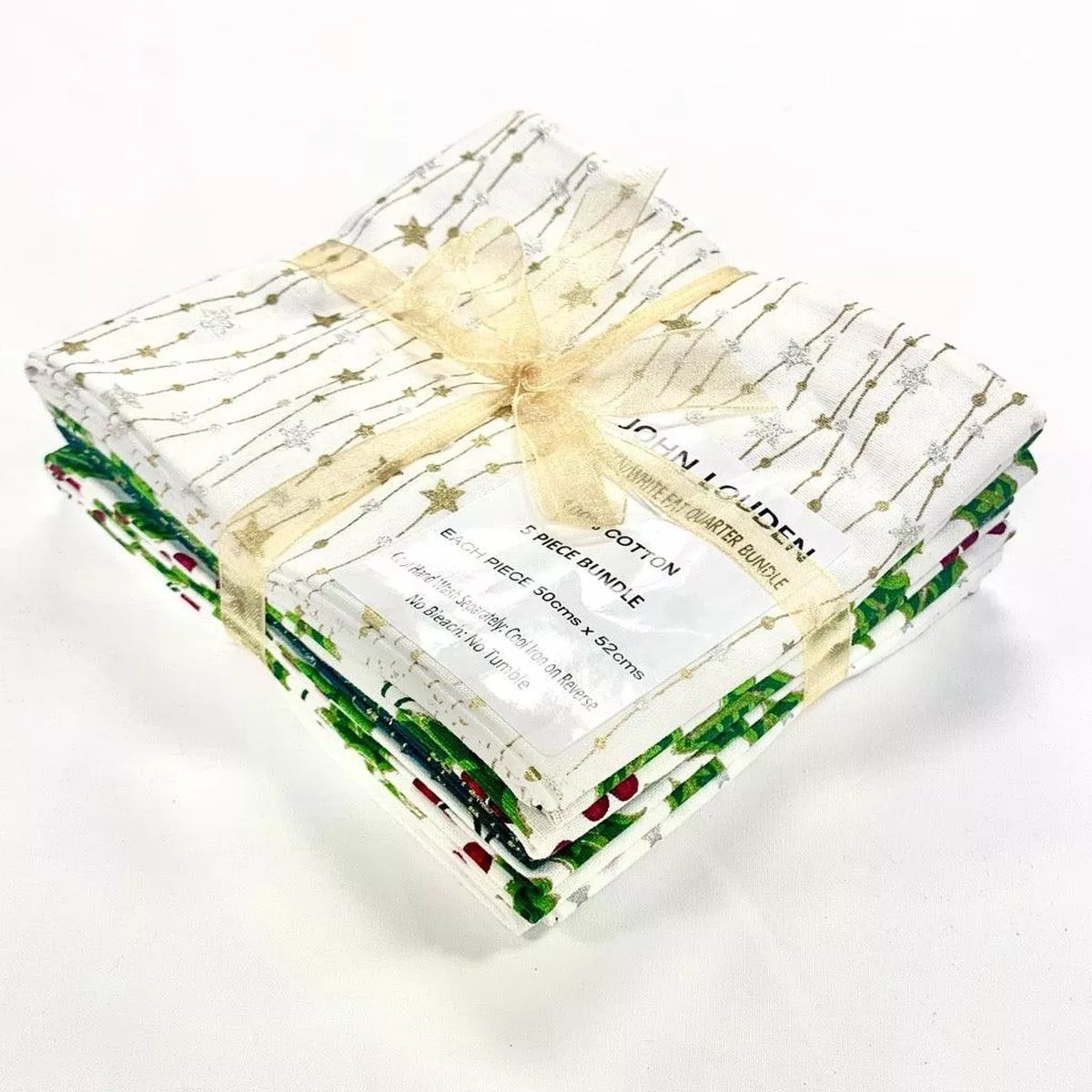 Green/White Fat Quarter Christmas Bundle – No.20