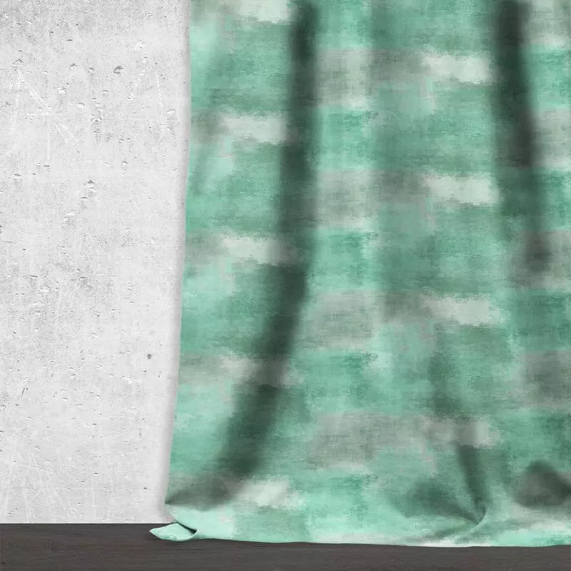 greenery-dash-fabric-by-metre-green ‘Greenery Dash’ Fabric by the Metre (Green)