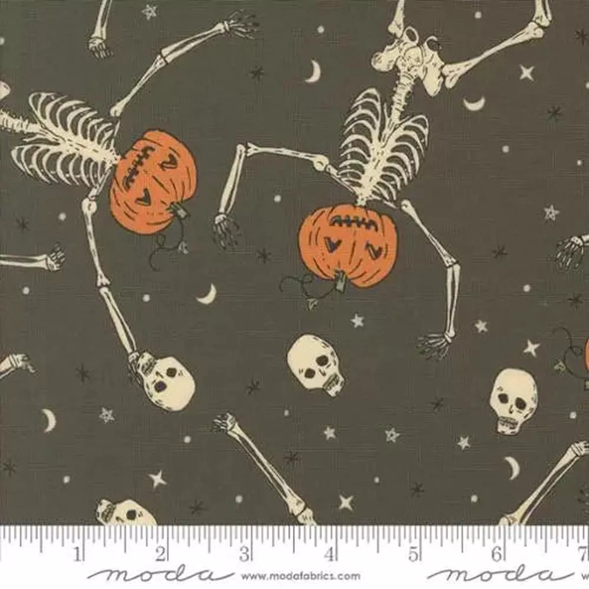 grey-dancing-pumpkins-novelty-skeleton-pumpkin-44-45-fabric-per-yard Grey Dancing Pumpkins Novelty Skeleton Pumpkin 44″/45″ Fabric Per Yard