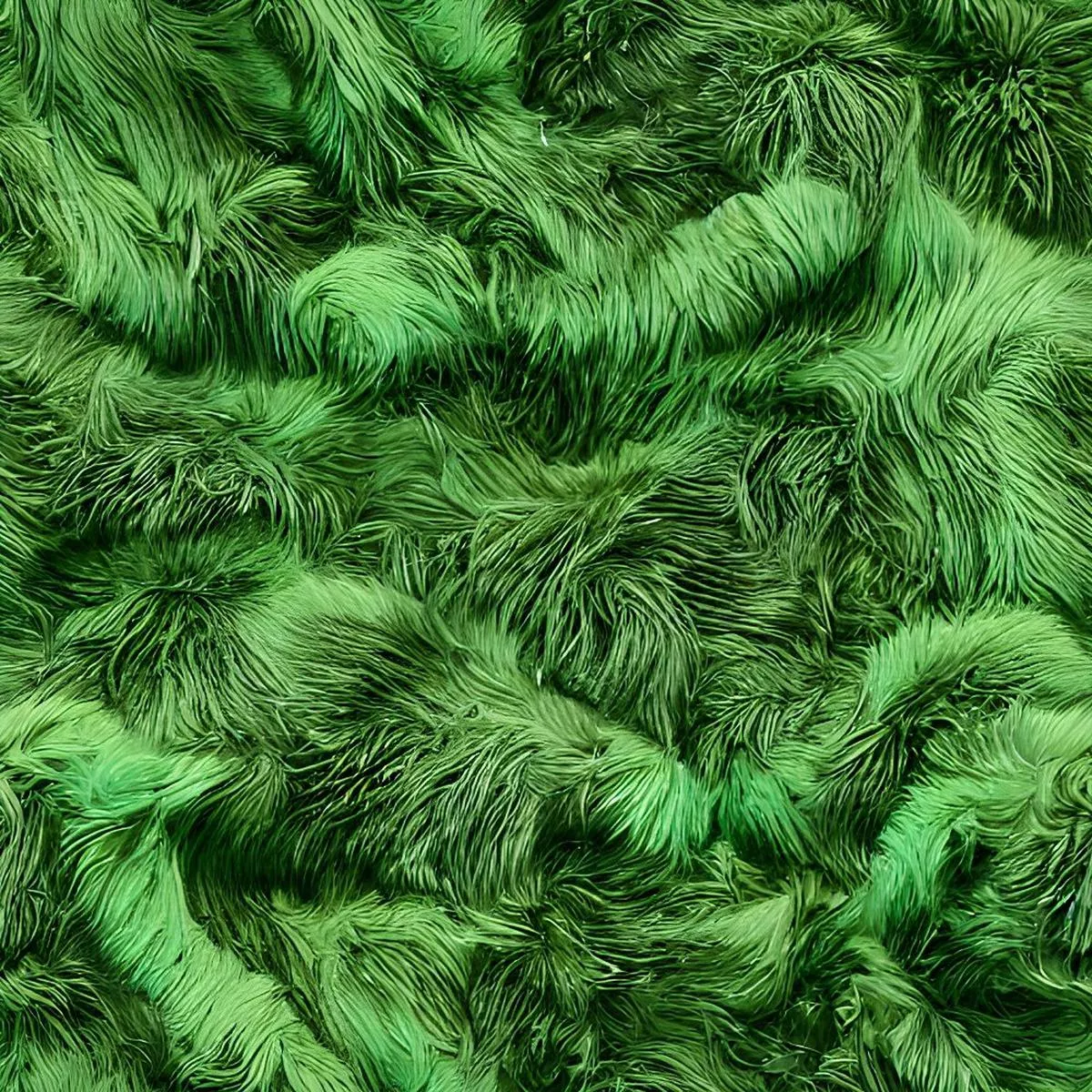 grinch-green-fur-pattern-fabric Grinch Green Fur Pattern Fabric