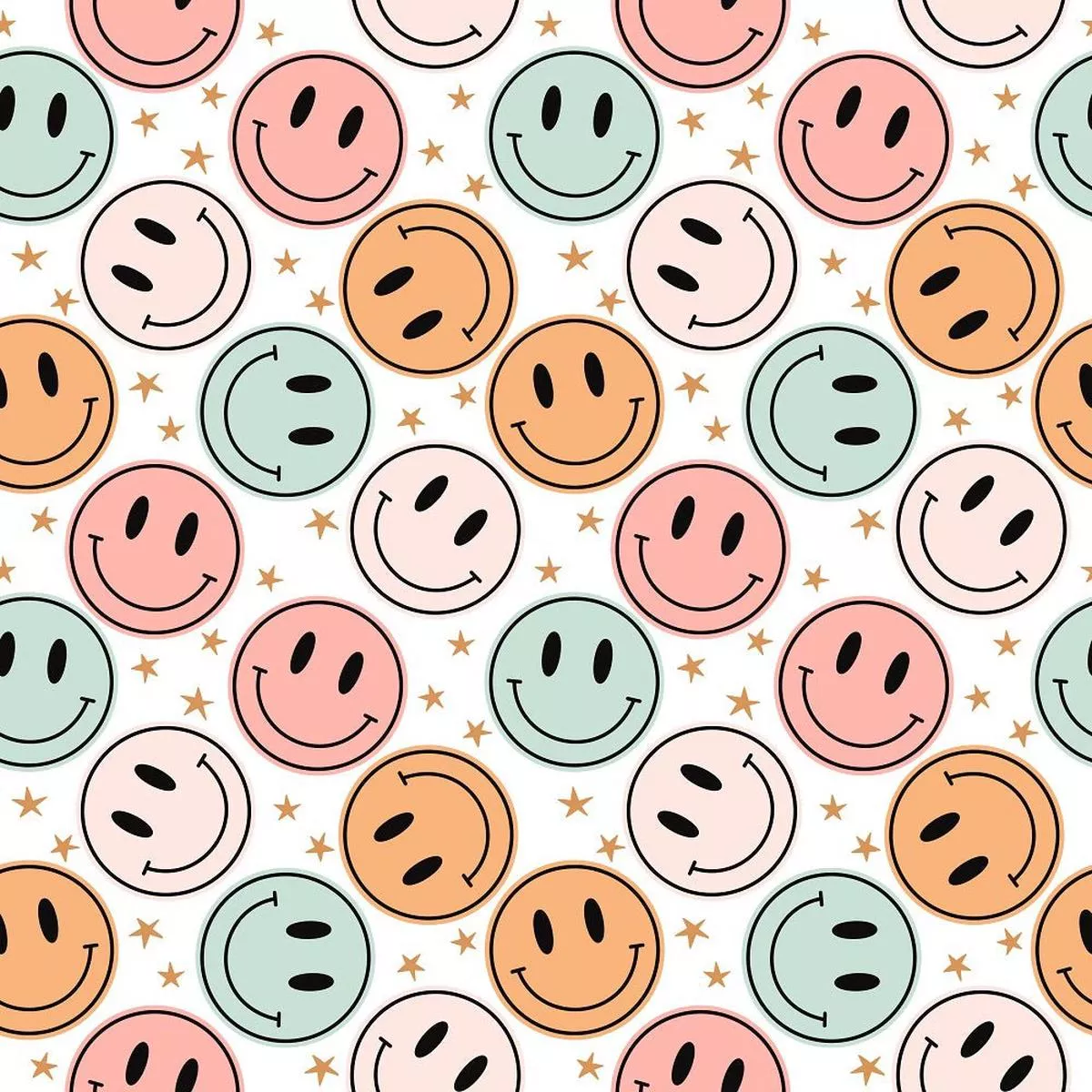 groovy-smiley-2-fabric Groovy Smiley #2 Fabric