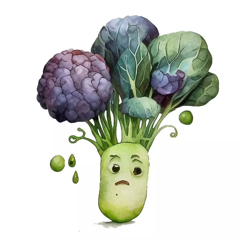 grumpy-vegetables-portrait-4-fabric-panel Grumpy Vegetables Portrait #4 Fabric Panel
