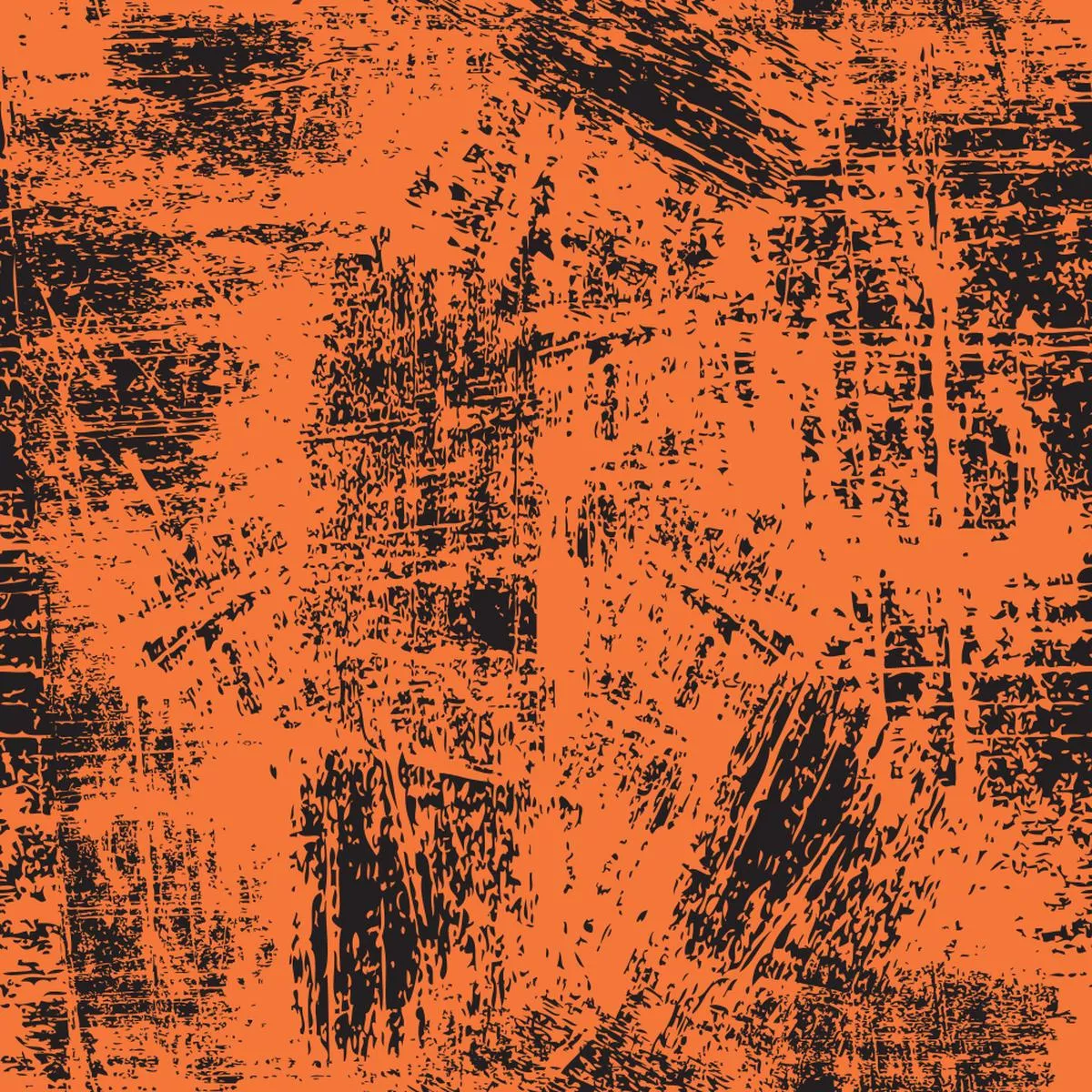 grunge-fabric-black-on-pumpkin Grunge Fabric – Black on Pumpkin