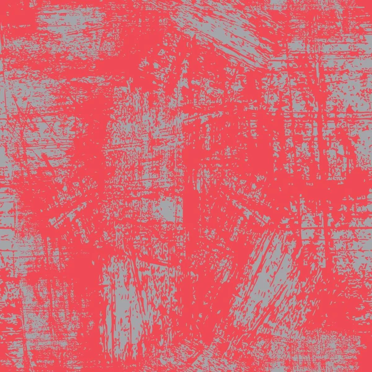 Grunge Fabric – Red on Dusty Gray