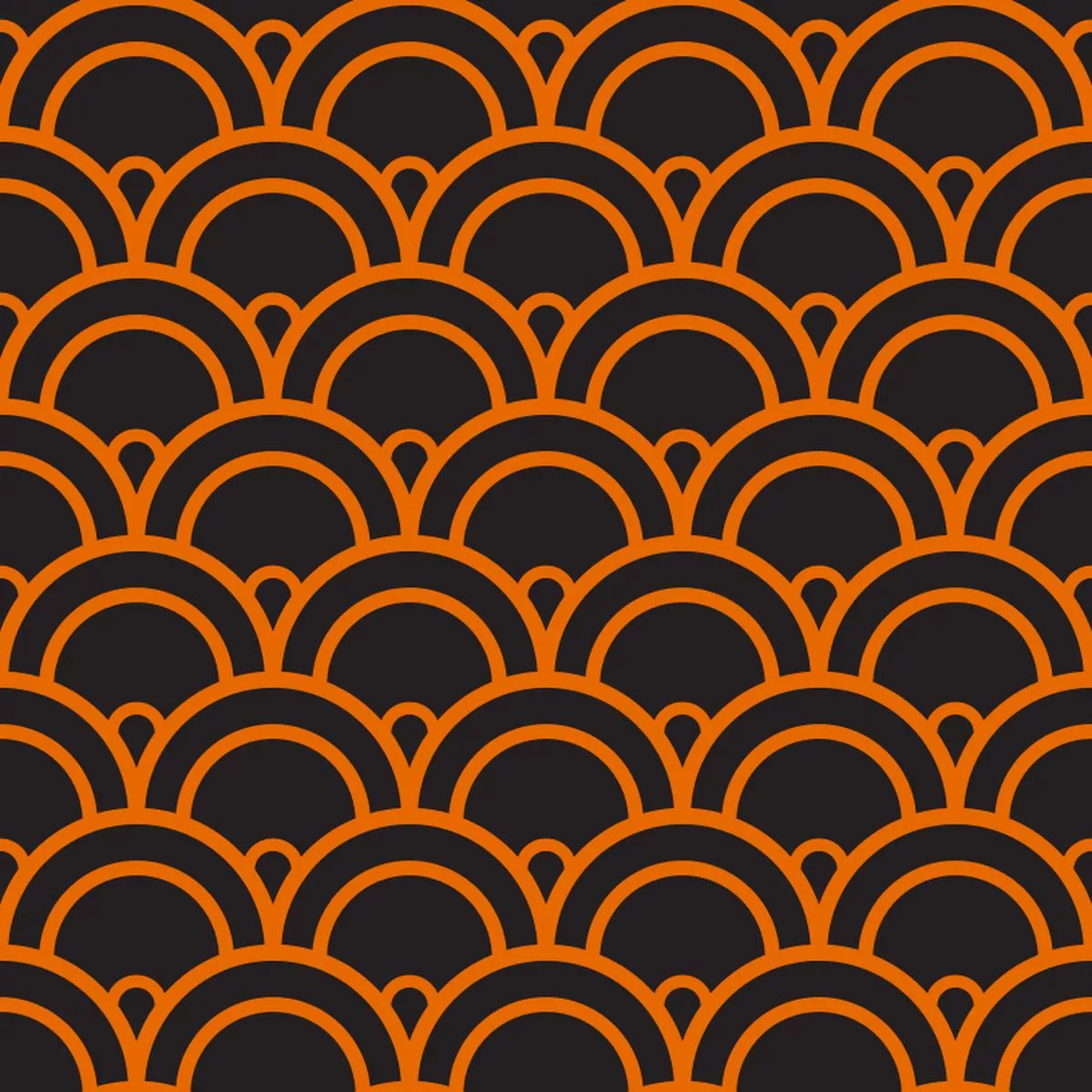 halloween-scallop-fabric-black Halloween Scallop Fabric – Black