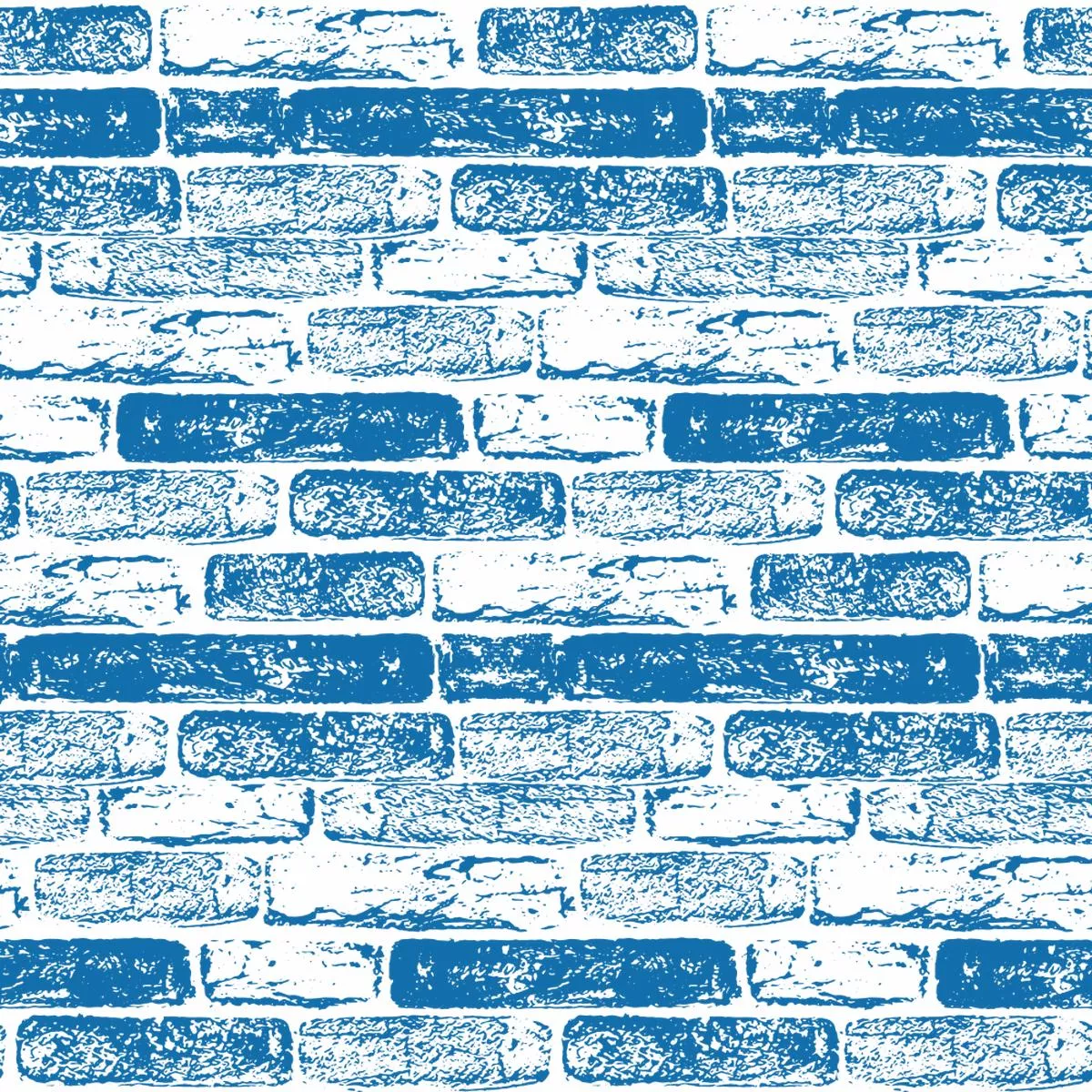 hand-drawn-brick-wall-fabric-blue Hand Drawn Brick Wall Fabric – Blue