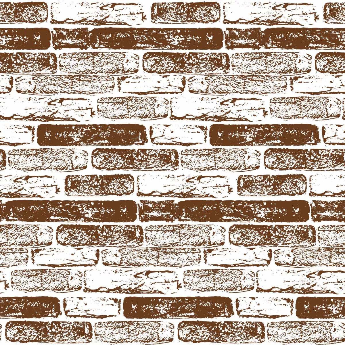 hand-drawn-brick-wall-fabric-chocolate Hand Drawn Brick Wall Fabric – Chocolate