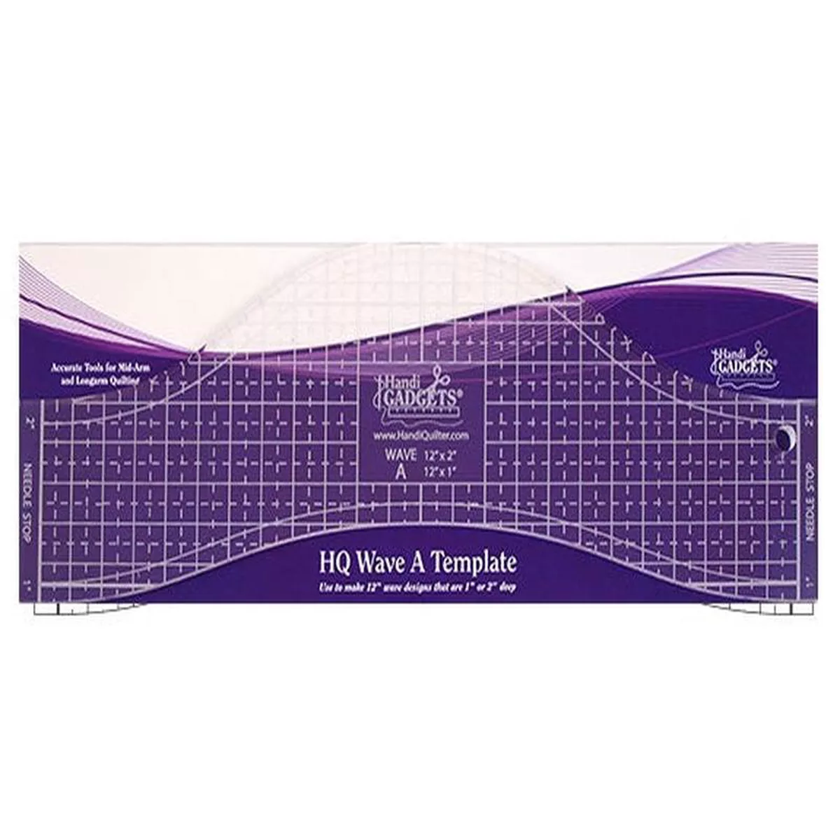 Handi Quilter Wave A 128243 Template HG00608