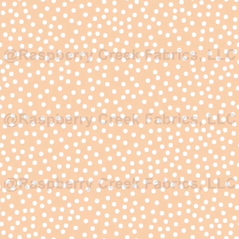 Haphazard Dots on Light Peachy Pastel fad0ad