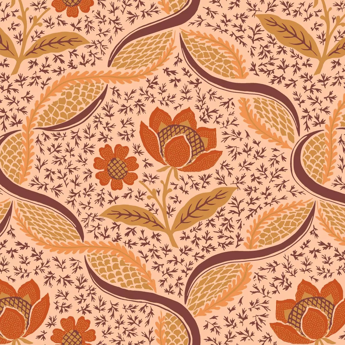 Harriett on Autumn Bride Fabric