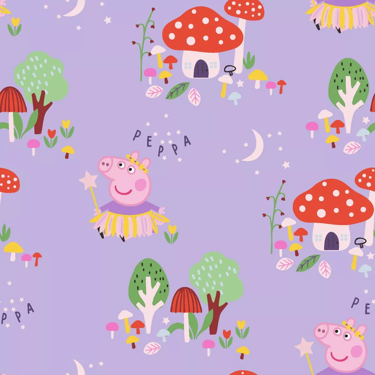 hasbro-peppa-pig-fairy-mushroom-fantasy-fabric Hasbro Peppa Pig Fairy Mushroom Fantasy Fabric