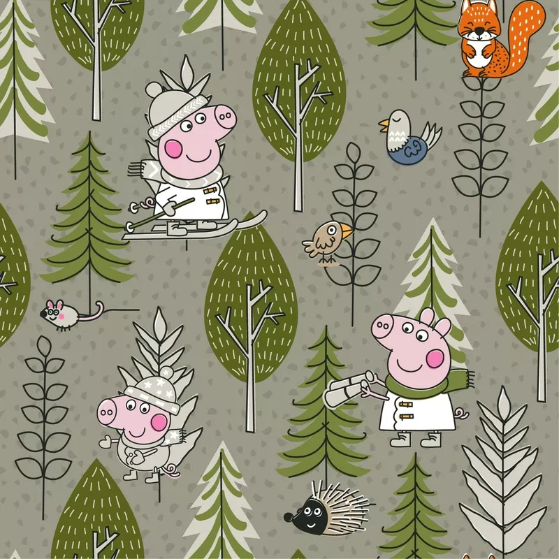 Hasbro Peppa Pig Winter Forest AdventureFabric