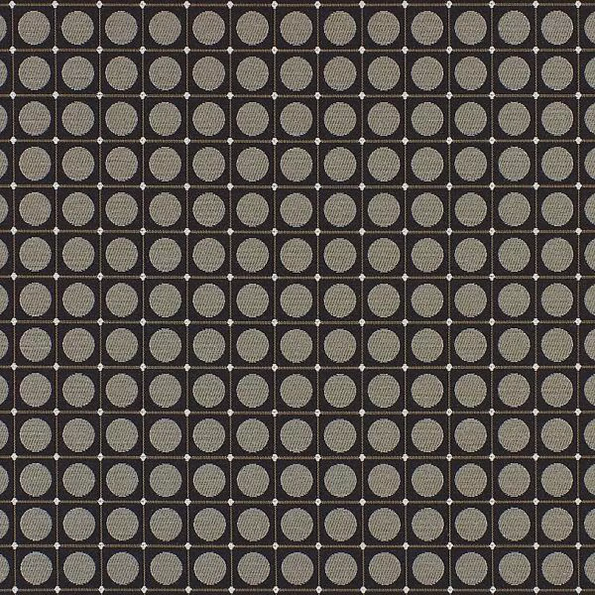 hbf-dot-grid-black-white-geometric-upholstery-fabric HBF Dot Grid Black And White Geometric Upholstery Fabric