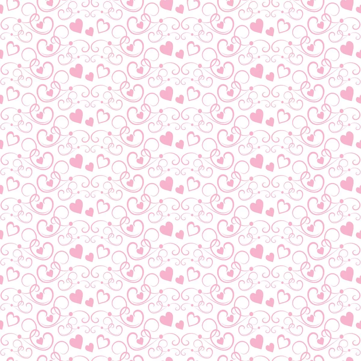Hearts Fabric – Cupid Pink