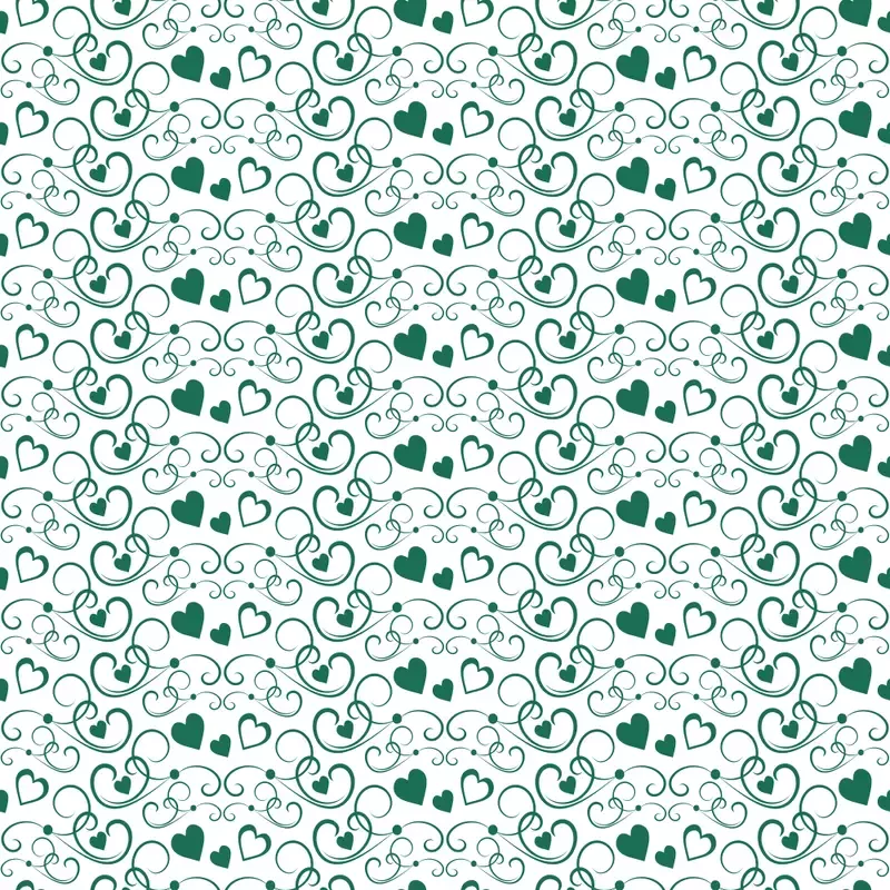 hearts-fabric-hunter-green Hearts Fabric – Hunter Green