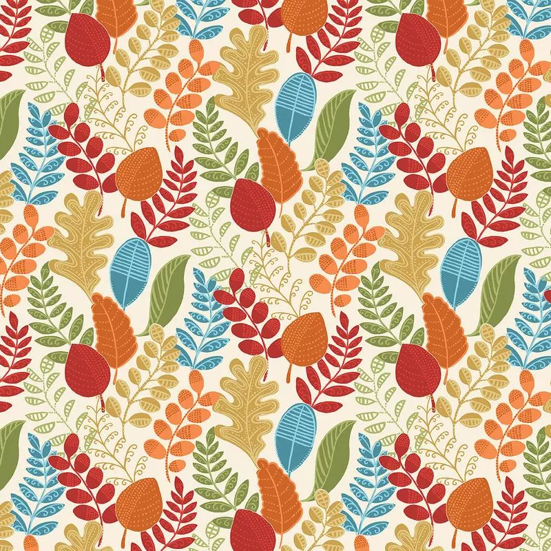 Hello Pumpkin 16284-72 Dark Cream Multi