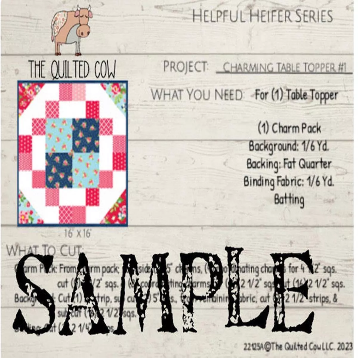helpful-heifer-charming-table-topper-1 Helpful Heifer Charming Table Topper #1