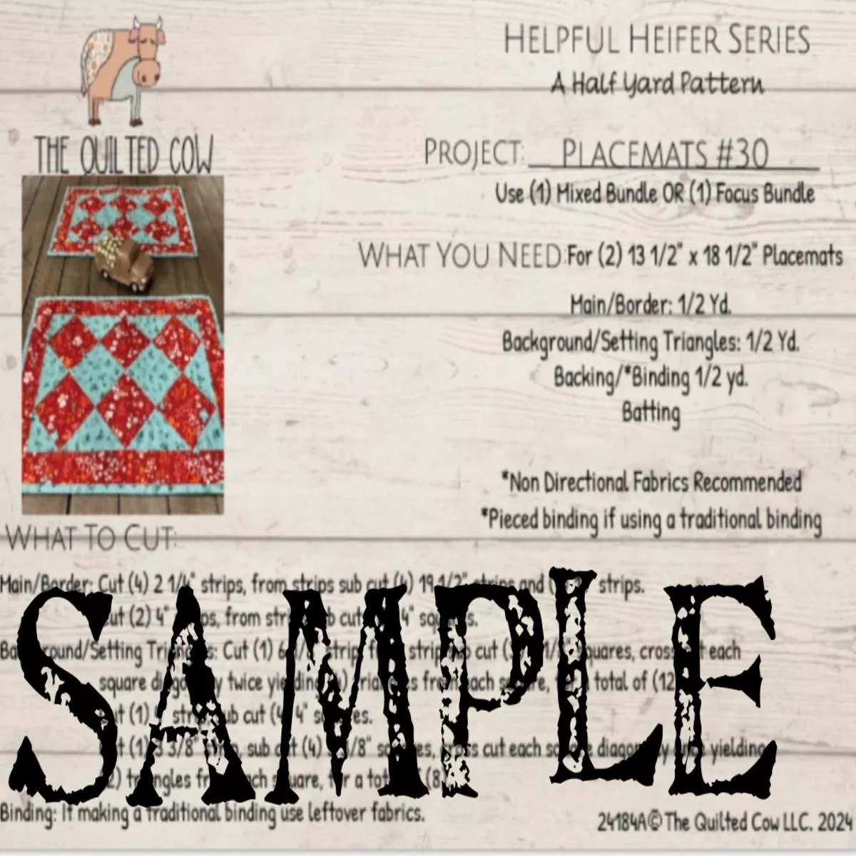 helpful-heifer-half-yard-pattern-placemats-30 Helpful Heifer A Half Yard Pattern Placemats #30