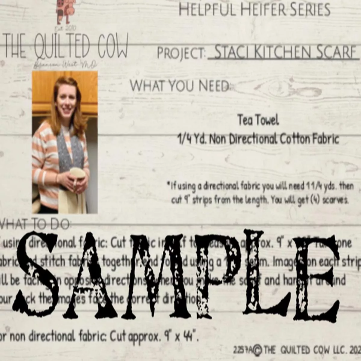 Helpful Heifer Staci Kitchen Scarf