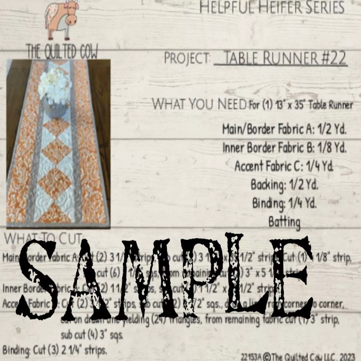 helpful-heifer-table-runner-22 Helpful Heifer Table Runner #22
