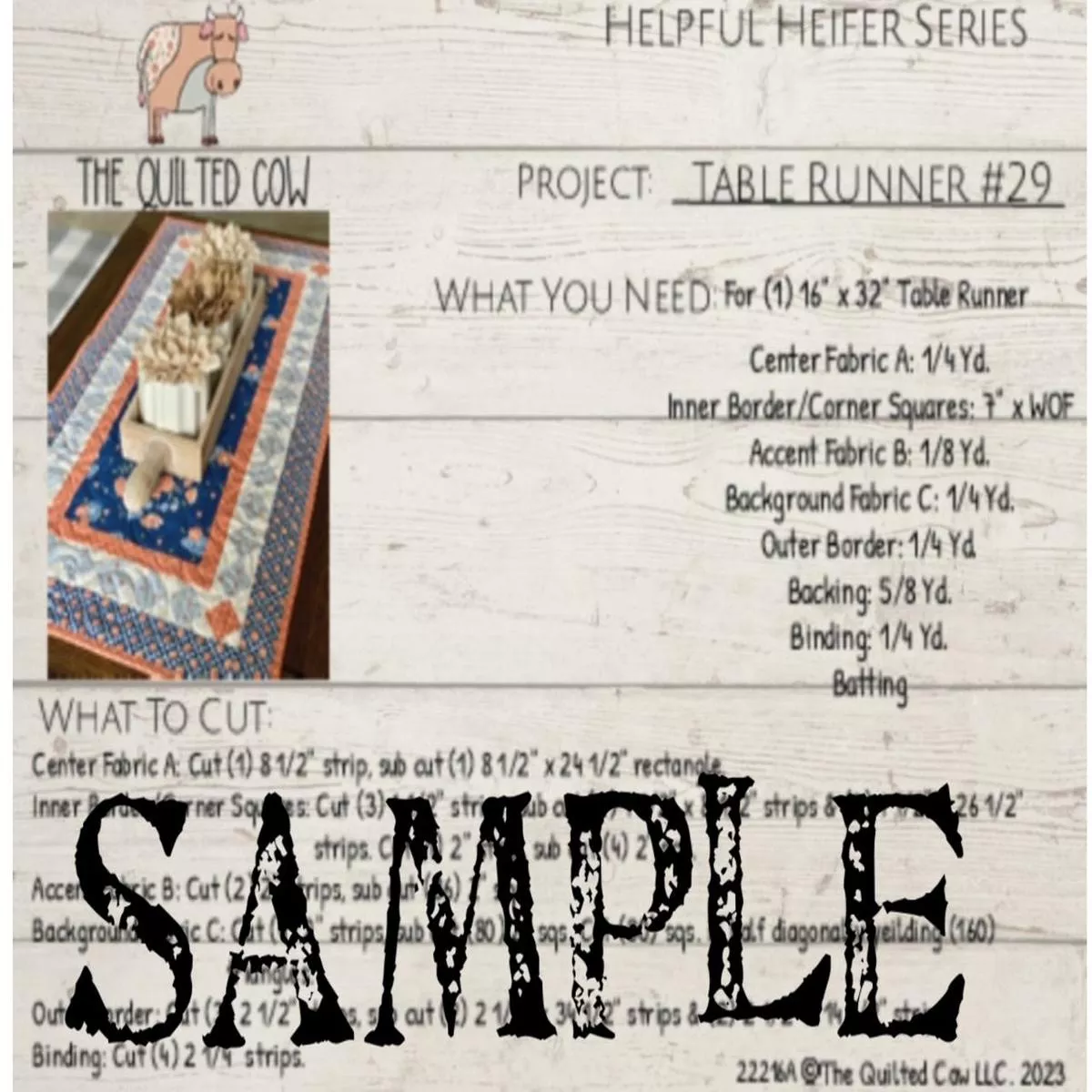 helpful-heifer-table-runner-29 Helpful Heifer Table Runner #29
