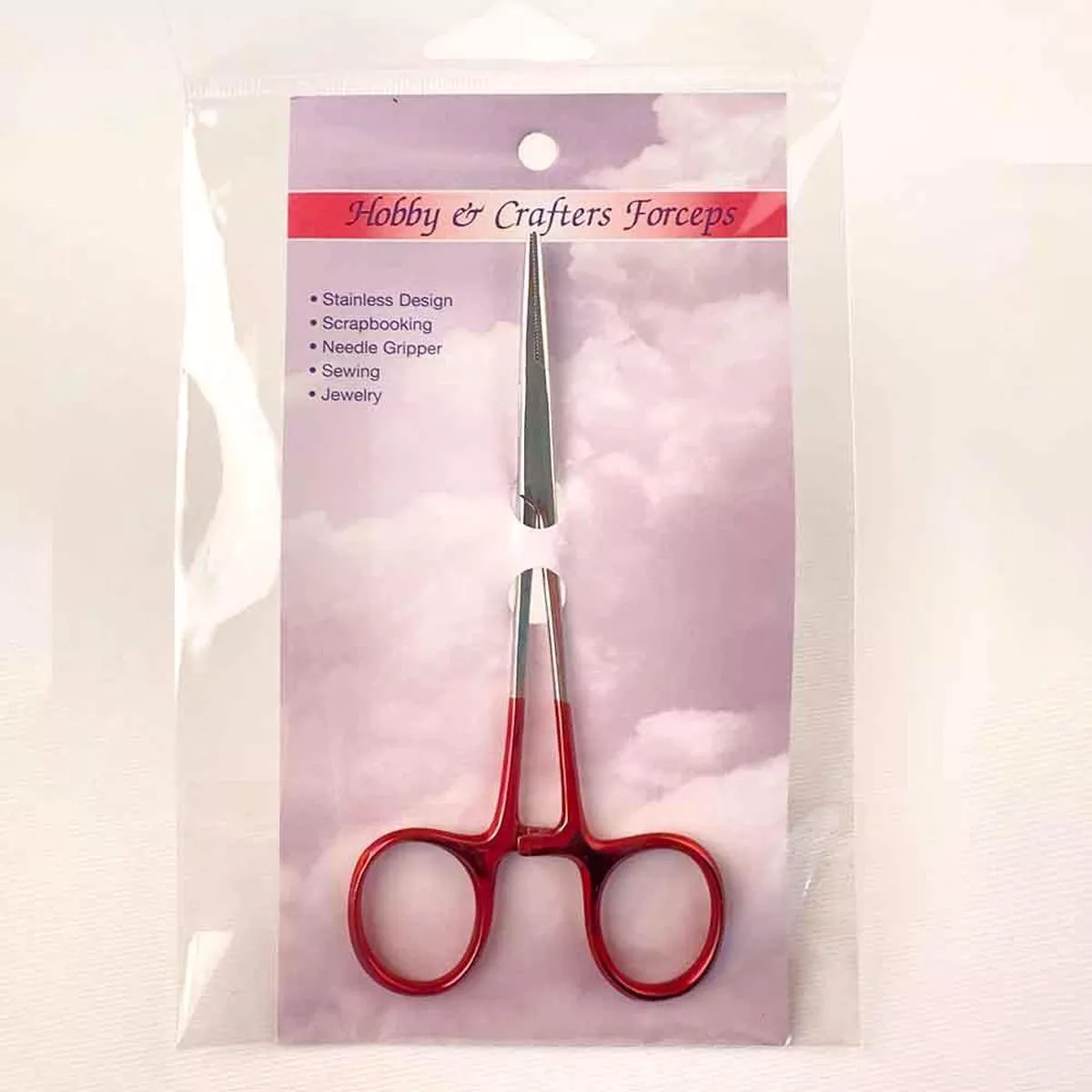 Hemostat Forcep 5″ Grip Strait – Tool Tron – Red