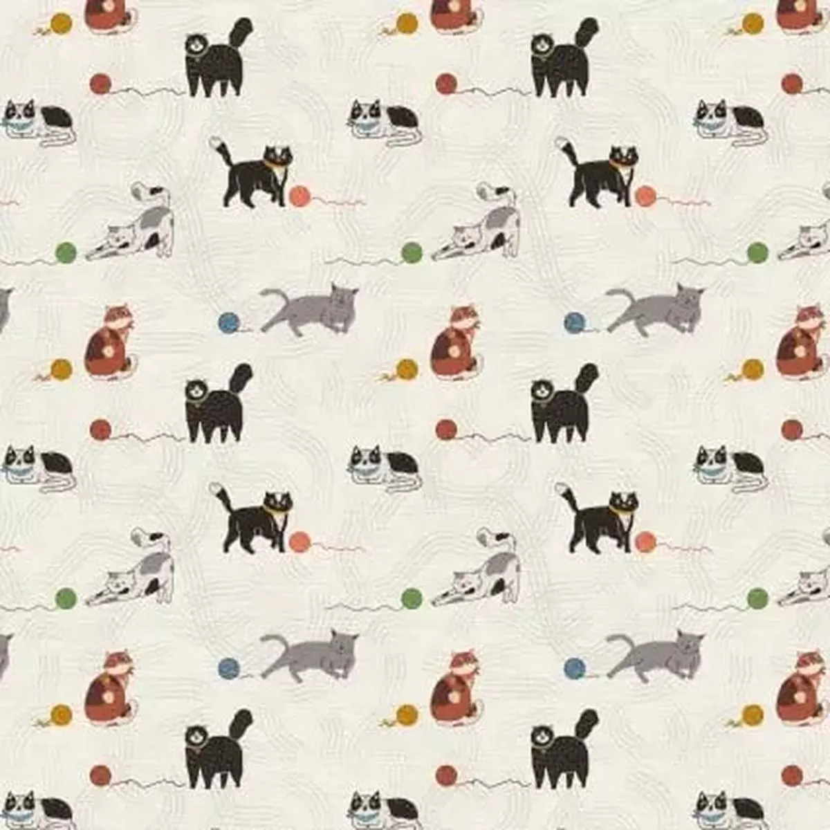 Here Kitty, Kitty Play Time 43″/44″ Fabric Per Yard