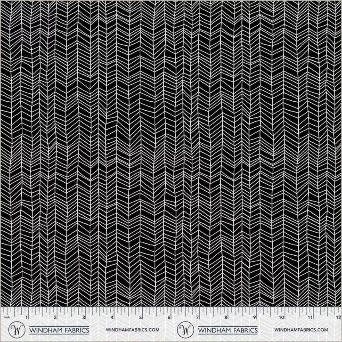 Herringbone Black by Whistler Studios