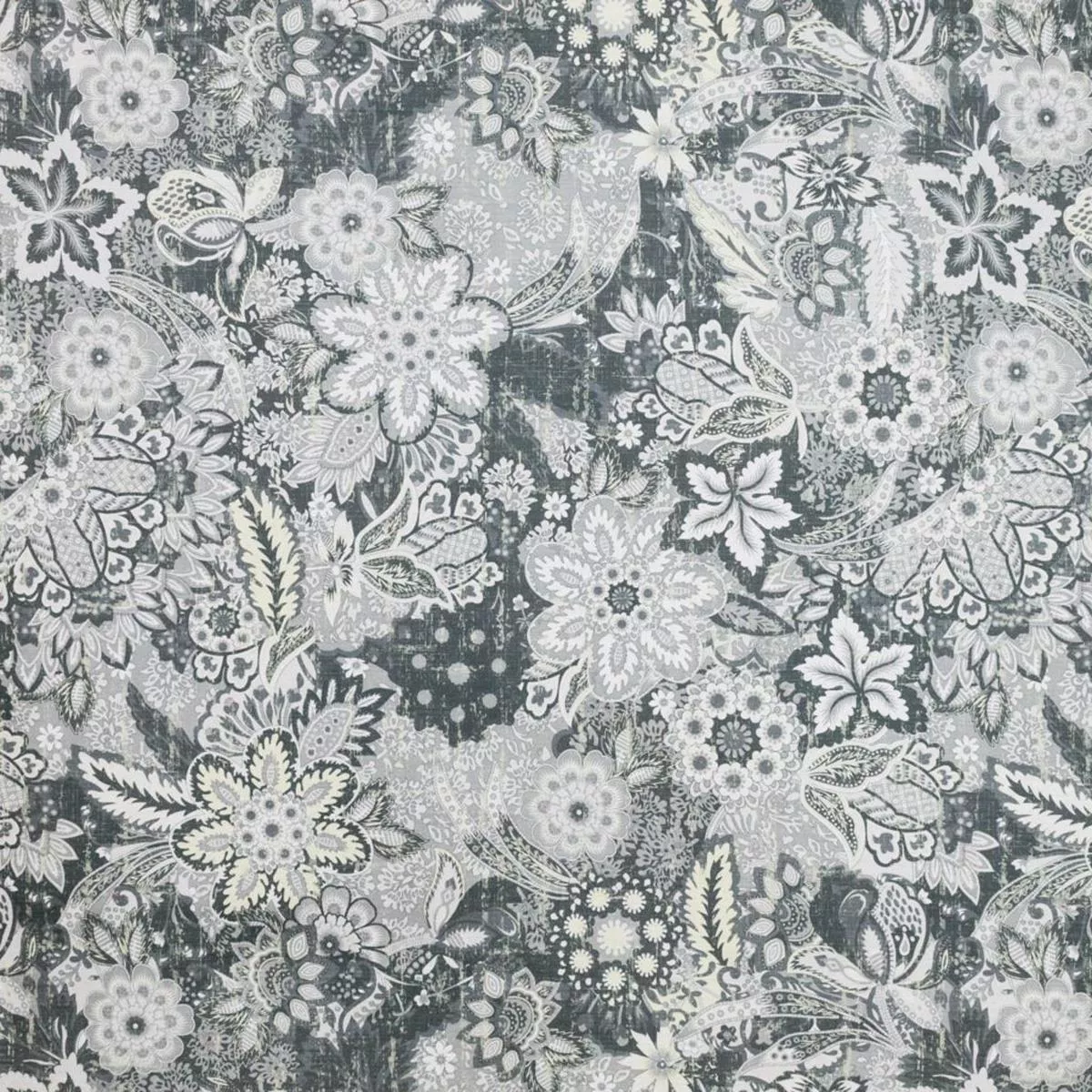 Hillwood Garden -Pewter RM Coco Fabric