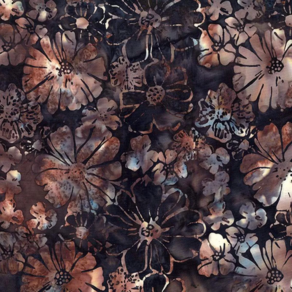 Hoffman Bold Floral X2634 486 Pretzel