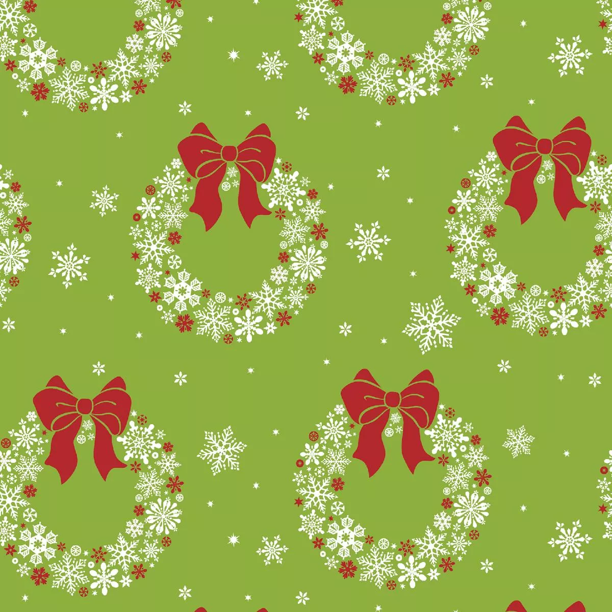 holiday-wreath-on-green-fabric Holiday Wreath on Green Fabric