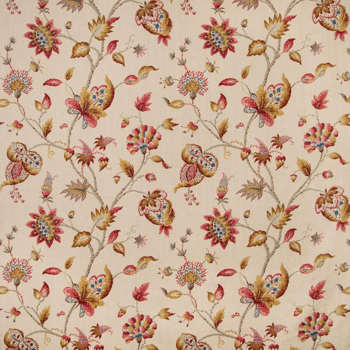Hollin Print Spice Fabric