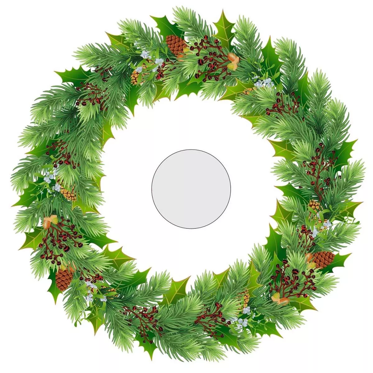 holly-berries-tree-skirt-fabric-panel Holly & Berries Tree Skirt Fabric Panel