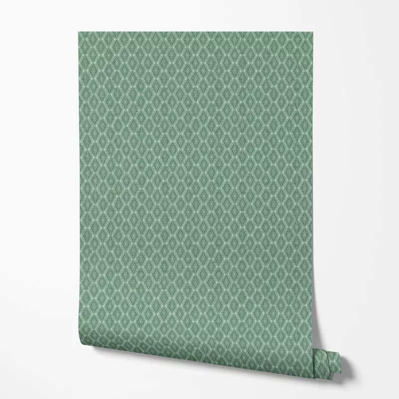 holly-thomas-cottage-diamond-on-green-wallpaper Holly Thomas Cottage Diamond on Green Wallpaper
